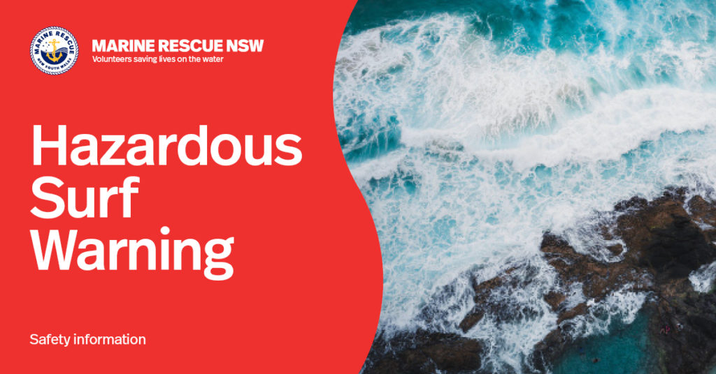 Hazardous Surf Warning - Marine Rescue NSW