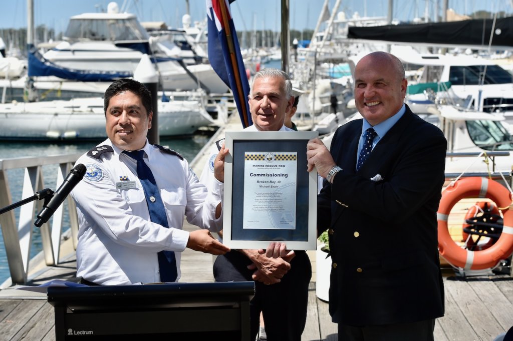 New Broken Bay vessel welcomed to fleet - Marine Rescue NSW