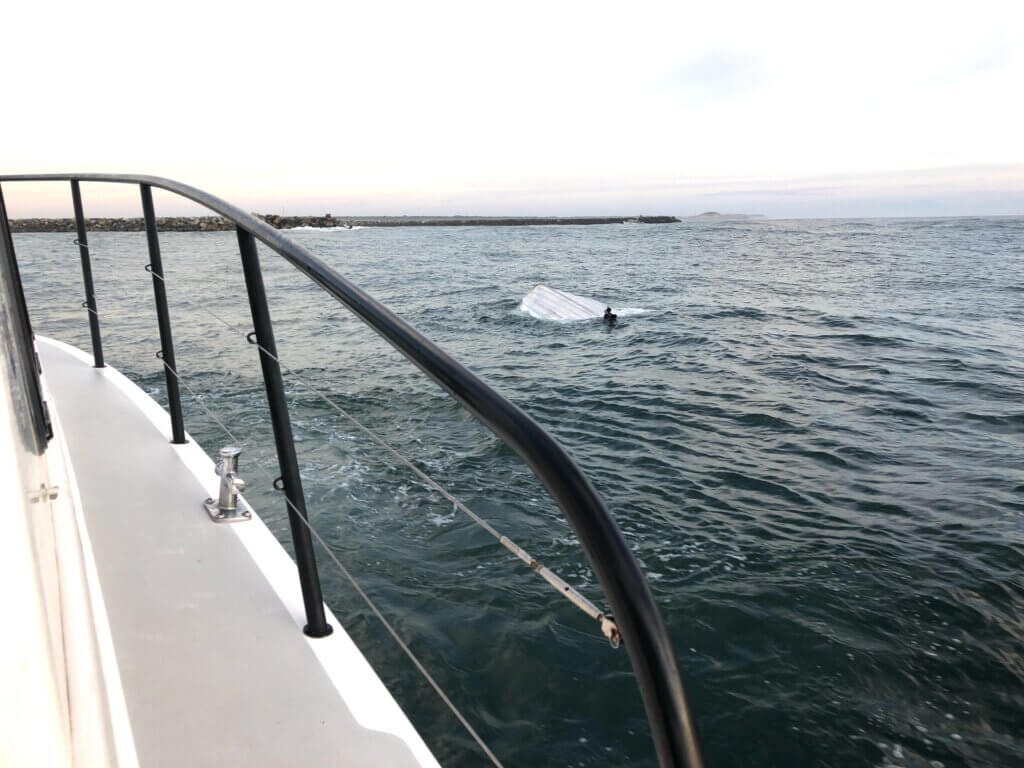 catamaran capsize yamba nsw