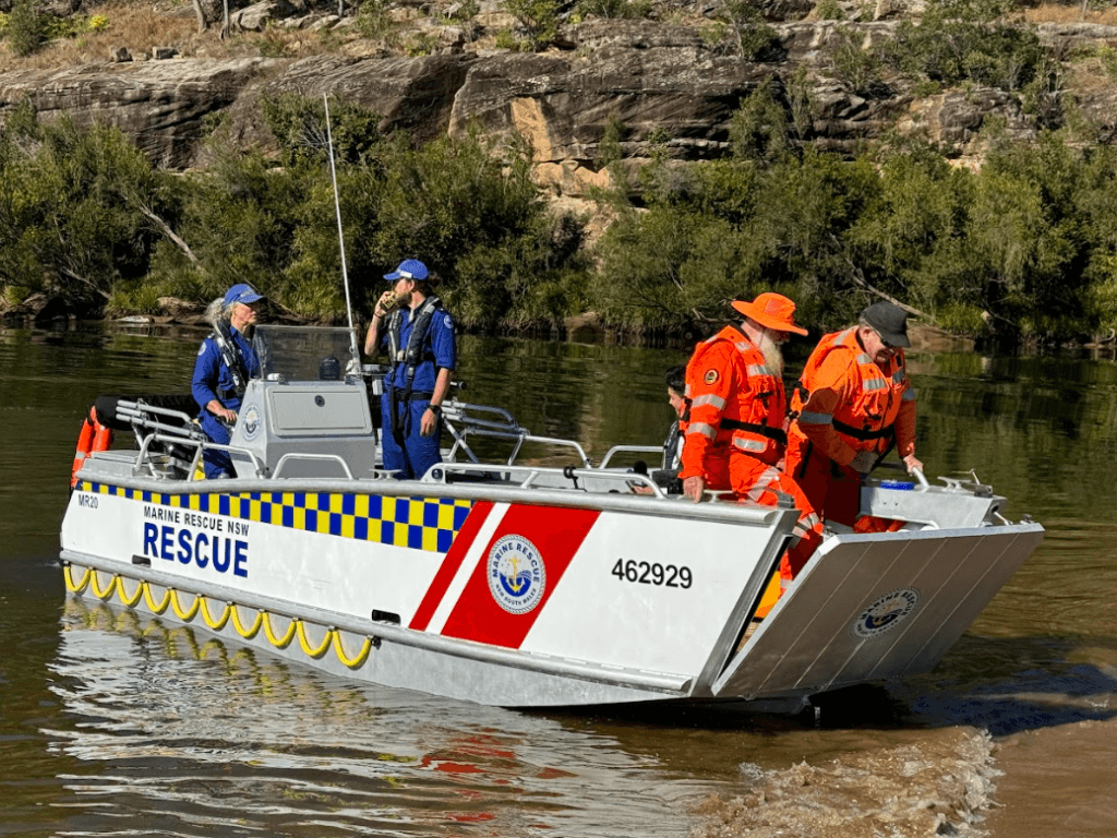 Marine Rescue Nsw Tests Flood Rescue And Support Capability During 